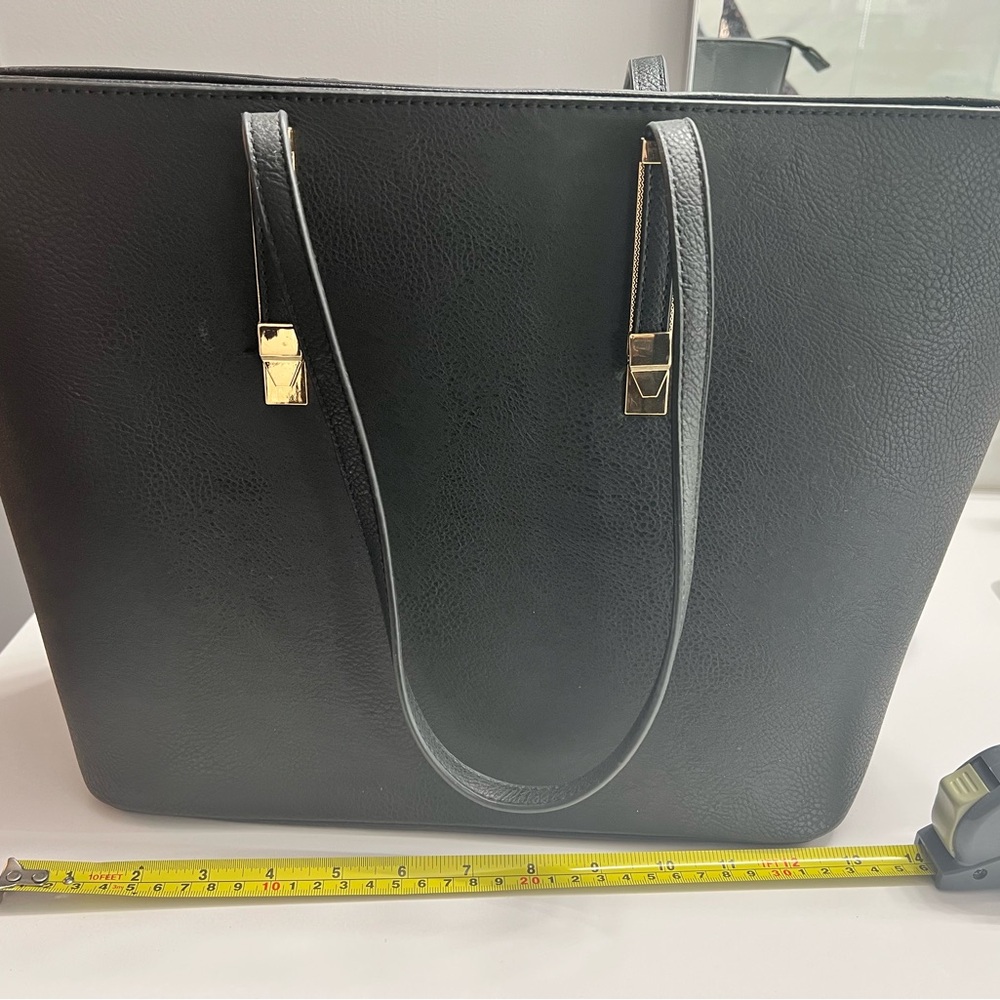 Elegant Black Tote Bag